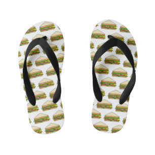 Sandwich-cartoon Kinder Teenslippers