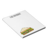 Sandwich-cartoon Notitieblok (Schuin)