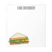 Sandwich-cartoon Notitieblok (Voorkant)