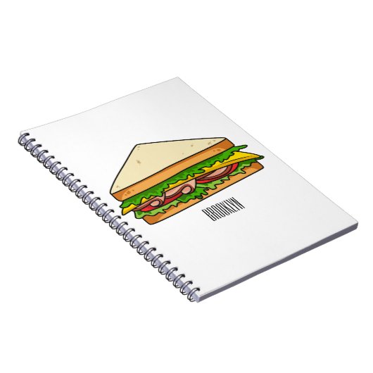 Sandwich-cartoon Notitieboek (Rechterzijde)