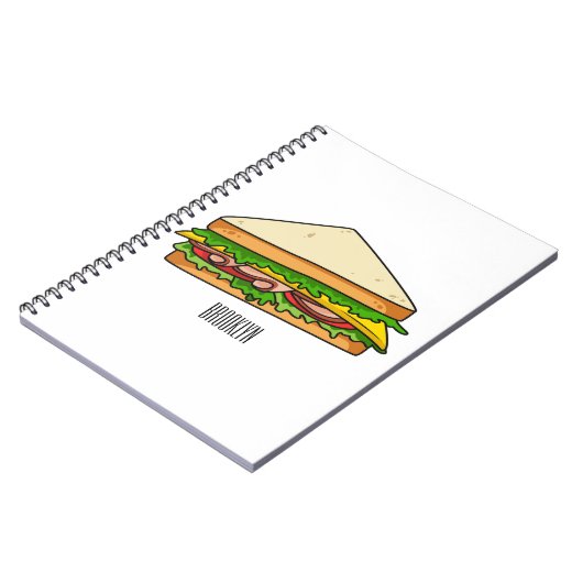 Sandwich-cartoon Notitieboek (Linkerzijde)