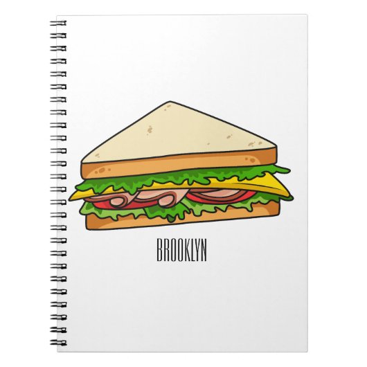 Sandwich-cartoon Notitieboek (Voorkant)
