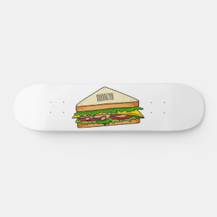 Sandwich-cartoon Persoonlijk Skateboard