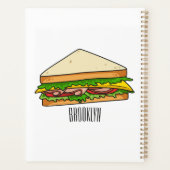 Sandwich-cartoon Planner (Achterkant)