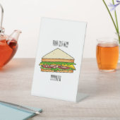 Sandwich-cartoon Reclamebord Met Voetstuk (Insitu)
