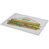 Sandwich-cartoon Snijplank (Hoek)