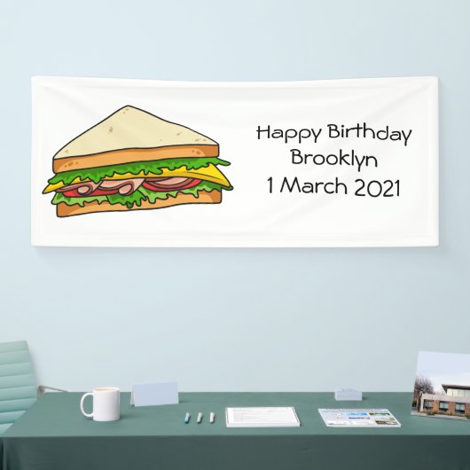 Sandwich-cartoon Spandoek (Beurs)