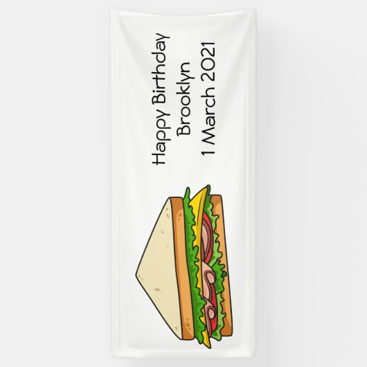 Sandwich-cartoon Spandoek (Verticaal)