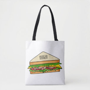 Sandwich-cartoon Tote Bag