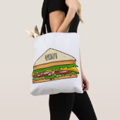 Sandwich-cartoon Tote Bag (Dichtbij)