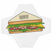 Sandwich-cartoon Voetbal (Enkel)