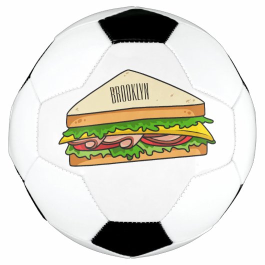 Sandwich-cartoon Voetbal (Voorkant)