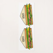Sandwich-cartoon Yogamat (Achterkant)