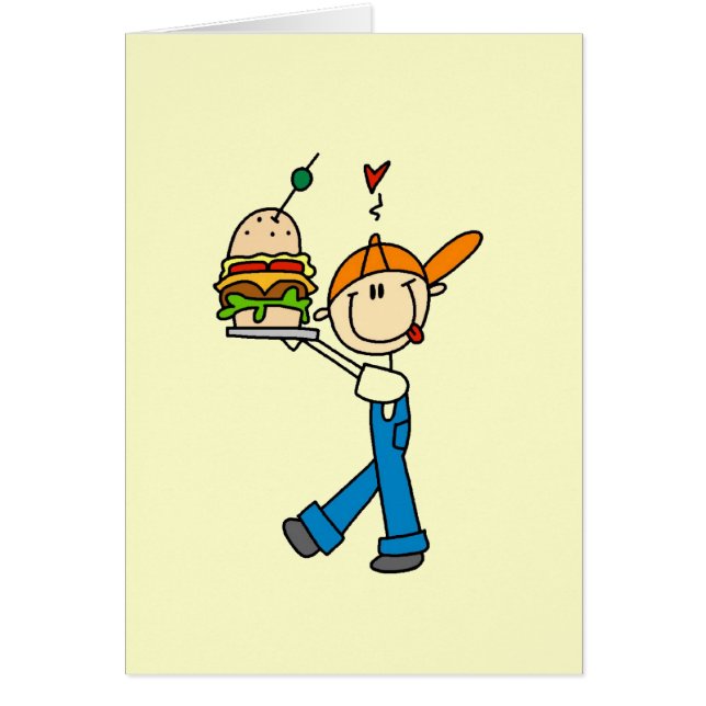 Sandwich Connoisseur Stick Figuur (Voorkant)