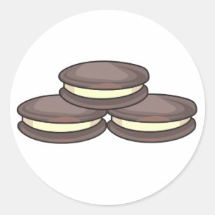 Sandwich Cookies Ronde Sticker