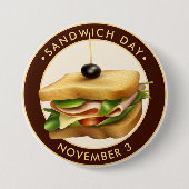 Sandwich Day Ronde Button 7,6 Cm (Voorkant)