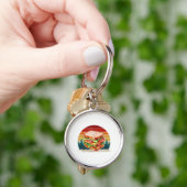 Sandwich eten stijl distressed retro sandw sleutelhanger (Hand)