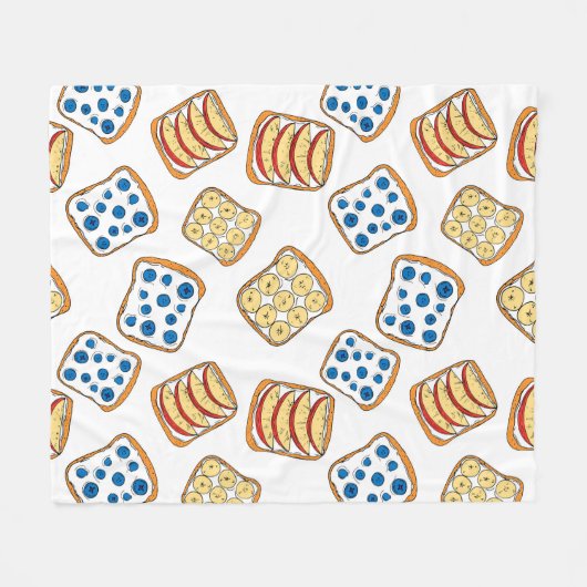 Sandwich Fleece Deken (Voorkant (Horizontaal))