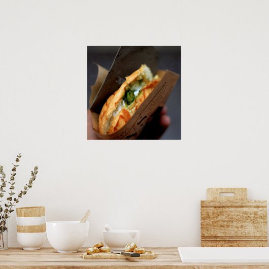 Sandwich/Foodie keukenposter Poster (Keuken)