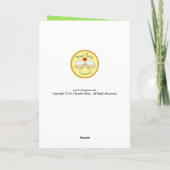 Sandwich - Grappige Halloween-heks-uitnodigingskaa Kaart (Achterkant)