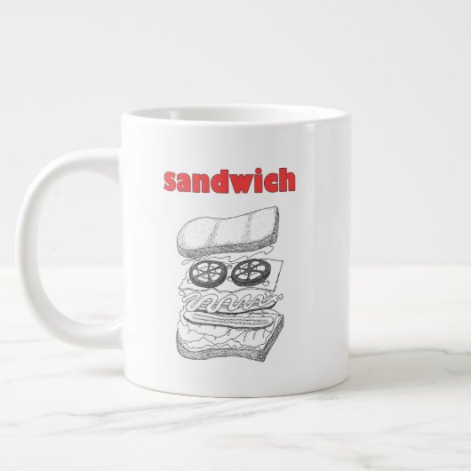 Sandwich Grote Koffiekop (Links)