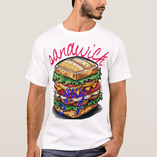 sandwich guy shirt (Voorkant)