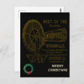 SANDWICH ILLINOIS 1889 ENTERPRISE WINDMILL CO. BRIEFKAART (Voorkant / Achterkant)