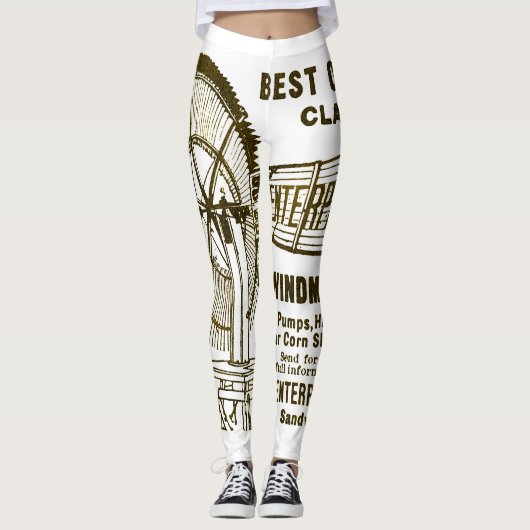 SANDWICH ILLINOIS 1889 ENTERPRISE WINDMILL CO. LEGGINGS (Voorkant)