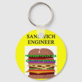 SANDWICH-ingenieur grap Sleutelhanger (Voorkant)