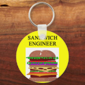 SANDWICH-ingenieur grap Sleutelhanger (Voorkant)