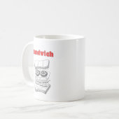 Sandwich Koffiemok (Voorkant links)