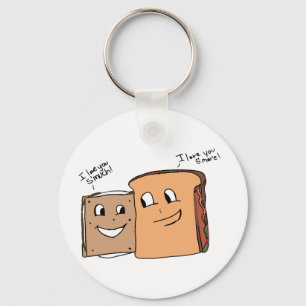 Sandwich Love Sleutelhanger