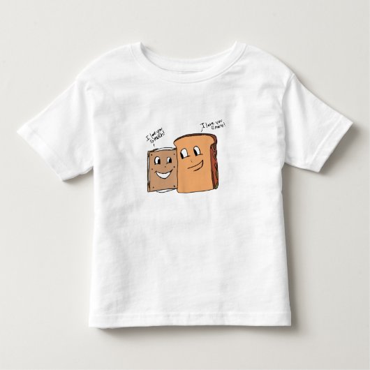Sandwich Love T-Shirt (Toddler) (Voorkant)