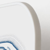 Sandwich MA Kaart Navy Blue Monogram Pickleball Paddle (Links Detail)