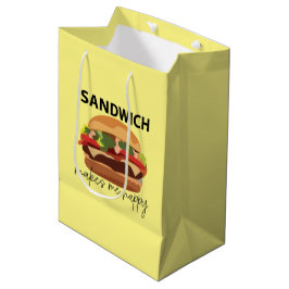 Sandwich maakt me blij medium cadeauzakje