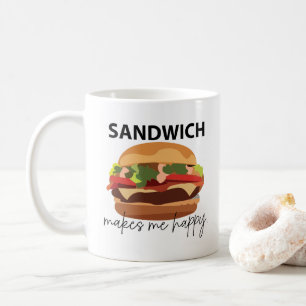 Sandwich Maakt Me Gelukkig Koffiemok