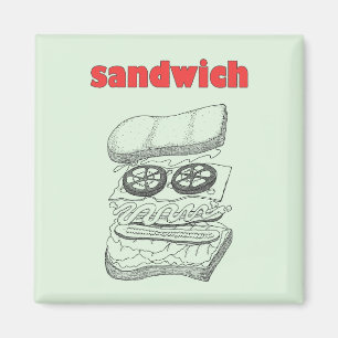 Sandwich Magneet