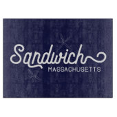 Sandwich Massachusetts Coastal Snijplank (Voorkant)
