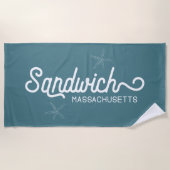Sandwich Massachusetts Nautical Strandlaken (Voorkant)