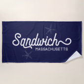 Sandwich Massachusetts Nautical Strandlaken (Voorkant)