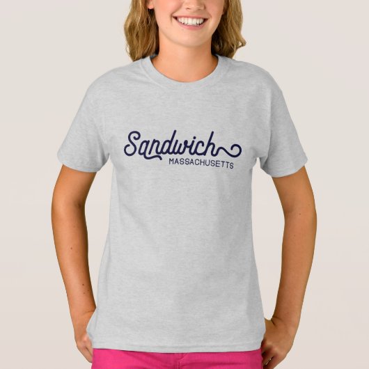 Sandwich, Massachusetts T-shirt (Voorkant)
