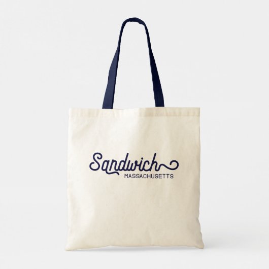 Sandwich, Massachusetts Tote Bag (Achterkant)