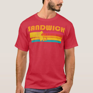 Sandwich Massachusetts Verdrietig Souvenir T-shirt