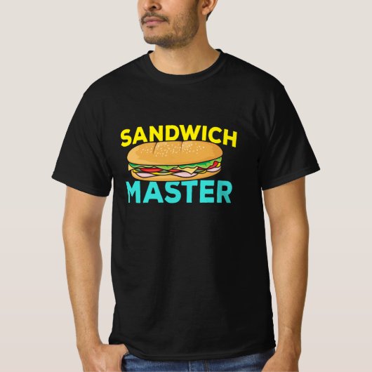 Sandwich Master Fast Food T-shirt (Voorkant)