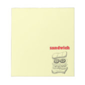 Sandwich Notitieblok (Voorkant)