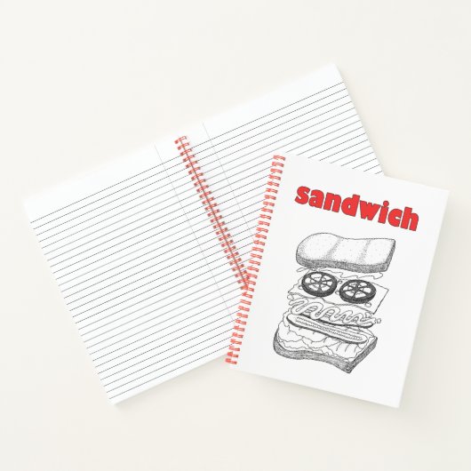 Sandwich Notitieboek (Binnen)
