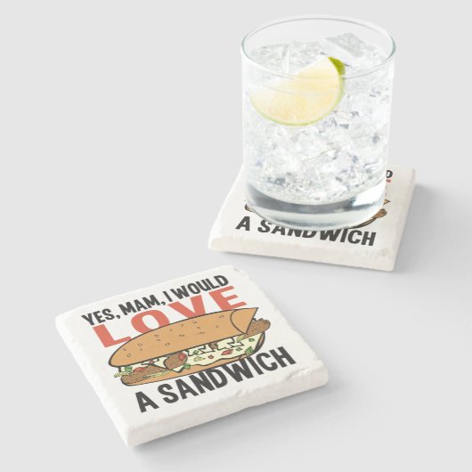 Sandwich-onderzetter Stenen Onderzetter (Zijkant)