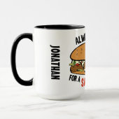 Sandwich op maat gemaakte mokken (Links)