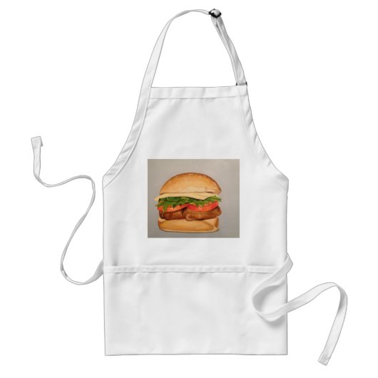 Sandwich Painting-Schort Standaard Schort (Voorkant)