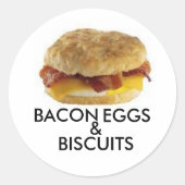 Sandwich Ronde Sticker (Voorkant)